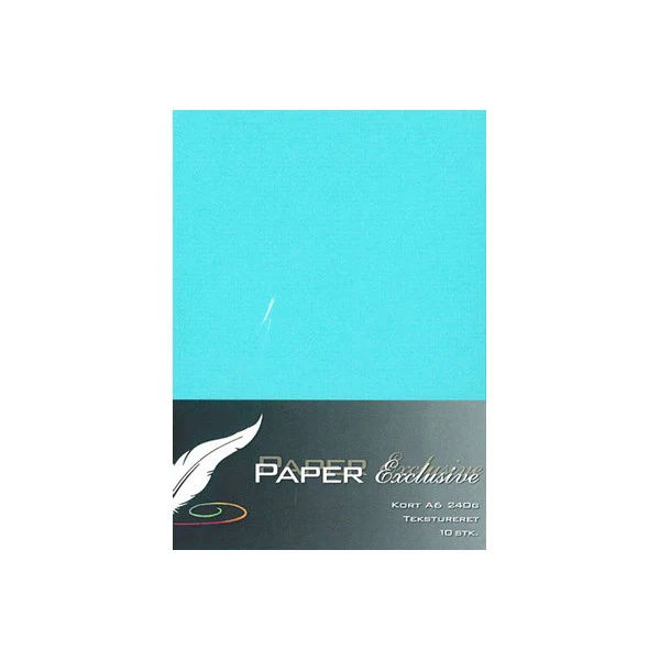 Paper Exclusive Dobbelt Kort A6, 240 g, Tekstureret, 10 stk